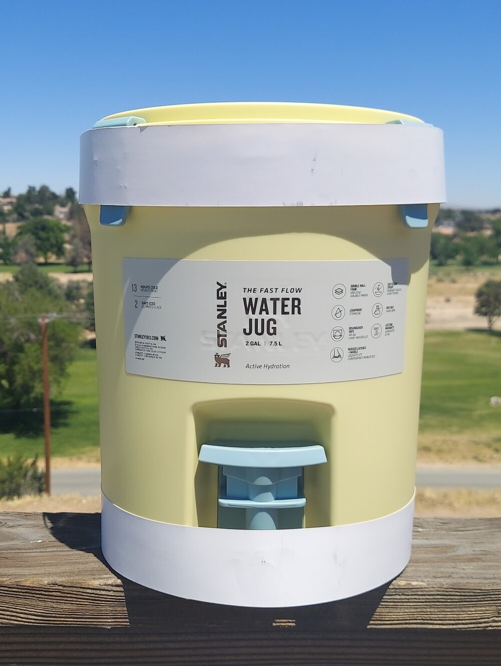Stanley 2 Gallon Adventure Fast Flow Water Jug Pomelo